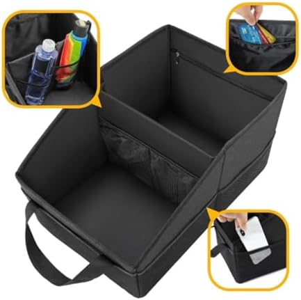 Car Organizer - Car Organizers and Storage, Collapsible Small Car Seat Storage - Image 5