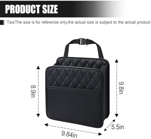 Foldable Car Seat Back Organizer, Large Capacity Hanging Car Backseat Storage - Image 2