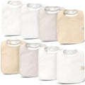 KeaBabies 8-Pack Organic Baby Bibs by KeaBabies