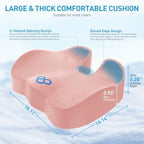 BlissTrends Thick Seat Cushion for Office Chair & Car Seat - Image 3