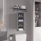 Hanging Closet Organizer 4-Shelf, Oxford Linen Wardrobe Storage - Image 6