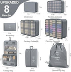 8/9 Set Packing Cubes for Travel, Suitcase Organizer Bags for Luggage - Image 2