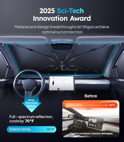 Wigoo Ice-Shield Car Windshield Sun Shade - Image 2