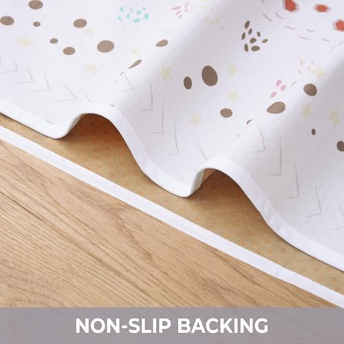 Splat Mat for Under High Chair, Waterproof Washable High Chair Floor Mat - Image 4