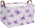 Sanjiaofeng Rectangular Kids Basket Butterfly Storage Bins, Girls Storage Basket by Sanjiaofen