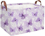 Sanjiaofeng Rectangular Kids Basket Butterfly Storage Bins, Girls Storage Basket by Sanjiaofen
