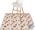 Blissful Diary Baby Splat Mat for Under High Chair, 50.4 x 50.4 Inch Wipeable by BlissfulDiary
