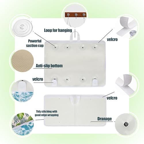 Supa Ant Bath Kneeler –8 Suction Cups & 2" Padding.Certified Non Toxic Bath - Image 6