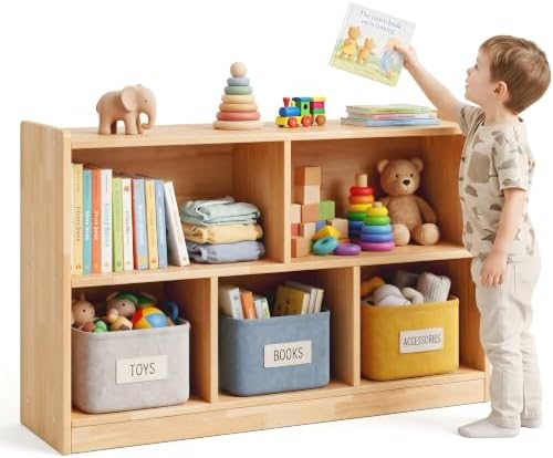 Sosola Large 5-Cube Kids Bookshelf and Toy Storage Organizer by Unknown