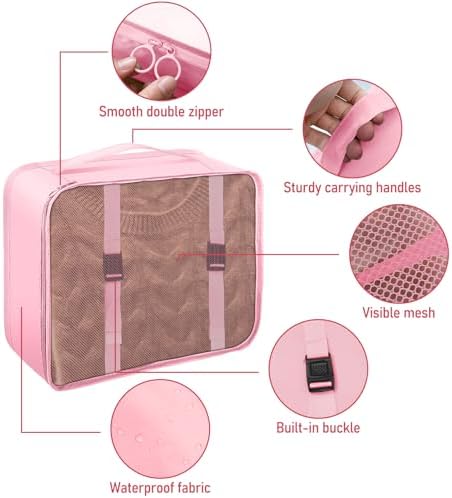 Packing Cubes for Travel 10 Set Luggage Organizer Bags - Image 4
