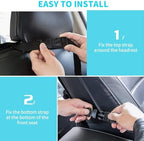 TCJJ Car Seat Organiser Backseat Kick Mats Oxford Back Seat Protector - Image 5