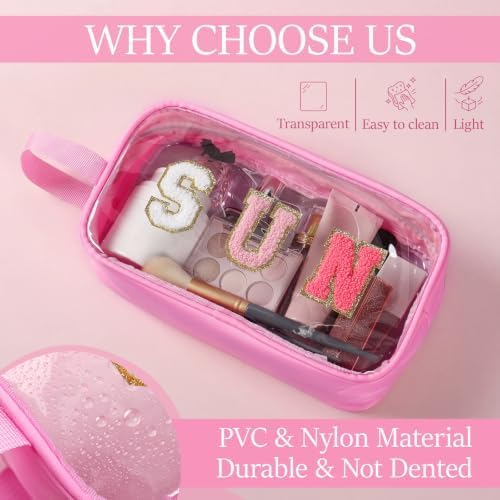 Kacctyen Sunscreen Bag Clear Makeup Toiletry Pouch Beach Vacation Essentials - Image 3
