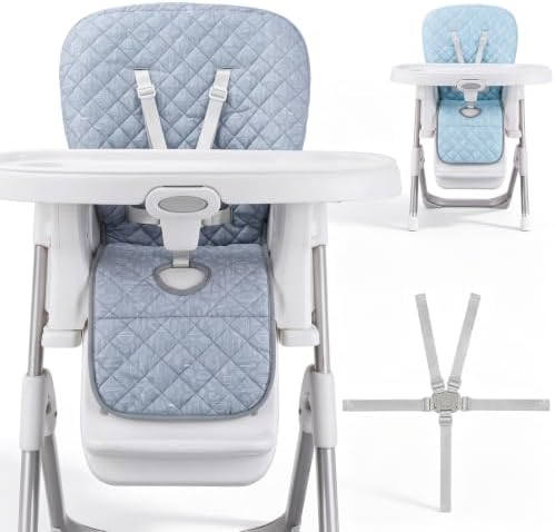 SiliFine Baby High Chair Cover & 5-Point Harness Strap by SiliFine