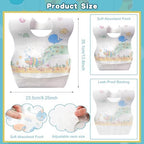 Shinymoon 100 Pcs Disposable Baby Bibs Individually Wrapped - Image 4