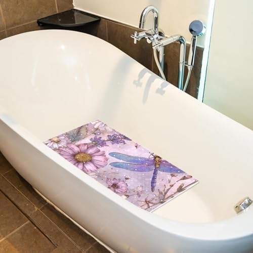 Shower Mat Bathtub Mat, 26.8x15.1 inch, Non-Slip Bath Mat - Image 4
