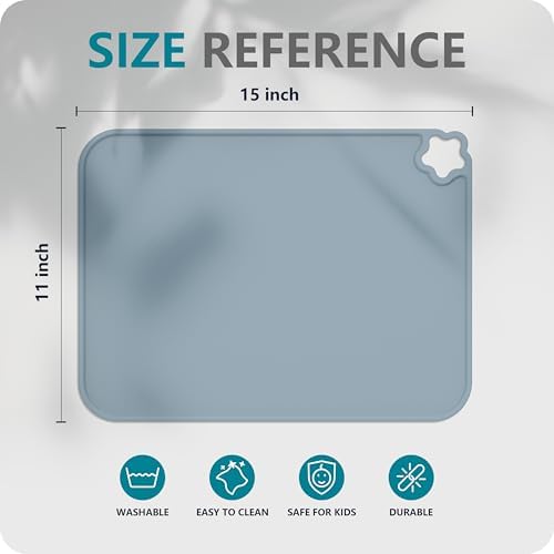 Silicone Placemat for Toddles Kids Non-Slip Reusable Portable Kids Placemats - Image 2
