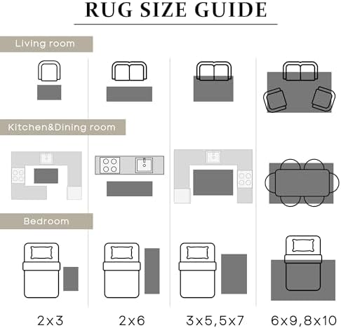 BILEEHOME Dark Blue 5x8 Area Rug - Image 7