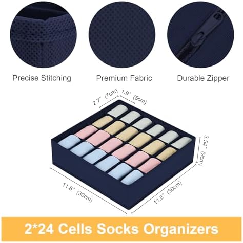 joyoldelf Sock Organizer Drawer Organizer - Image 2