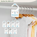 JMOST Boy Baby Closet Dividers for Nursery Closet Organizer, Newborn to 24 - Image 4
