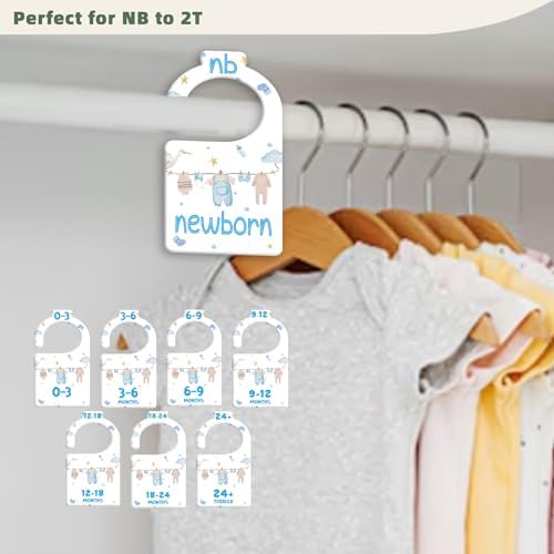 JMOST Boy Baby Closet Dividers for Nursery Closet Organizer, Newborn to 24 - Image 4