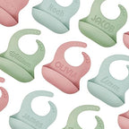 Personalized Silicone Bib and Spoon Set - Image 6