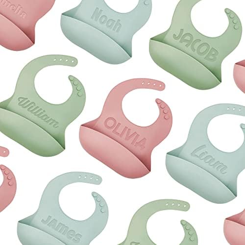 Personalized Silicone Bib and Spoon Set - Image 6