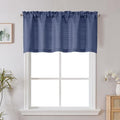 Chyhomenyc Blue Short Curtain Valance by Chyhomenyc