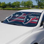 Fanmats NFL Windshield Sun Auto Shade, Sun Shield Sun Visor Accordion tri-fold - Image 2