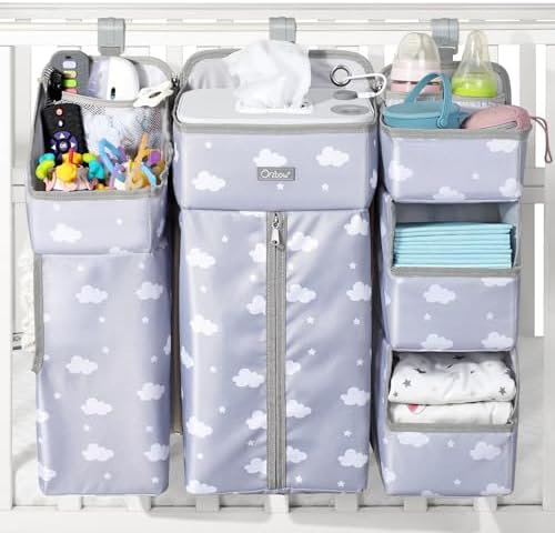 Orzbow 3-in-1 Hanging Diaper Caddy Organizer by Orzbow-MakeParentingEasier