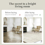 Double Layers 8x10 Area Rugs for Living Room, Dining Room - Image 7