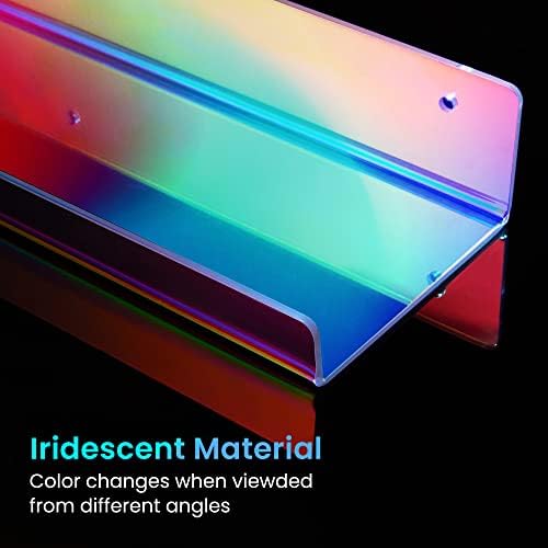 upsimples 4 Pcs 15" Iridescent Acrylic Shelves - Image 4