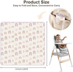 Baby Splat Mat for Under High Chair - Image 2