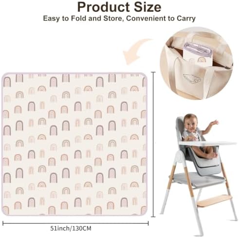 Baby Splat Mat for Under High Chair - Image 2