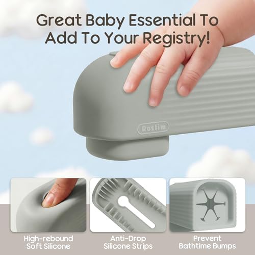 Roslim Baby Bathtub Faucet Cover, Upgraded Silicone Bath Faucet Cover - Image 2