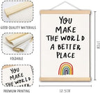 DNEULYR Inspirational Wall Decor, You Make the World a Better Place - Image 6