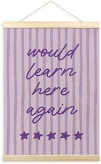 TLESKE Purple Funny Classroom Wall Art Decor Poster Hanger Frame 12x16 by Unknown