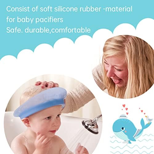 Kair Bath Visor for Babies, Silicone Air Cushioned Shower Cap for kids - Image 5