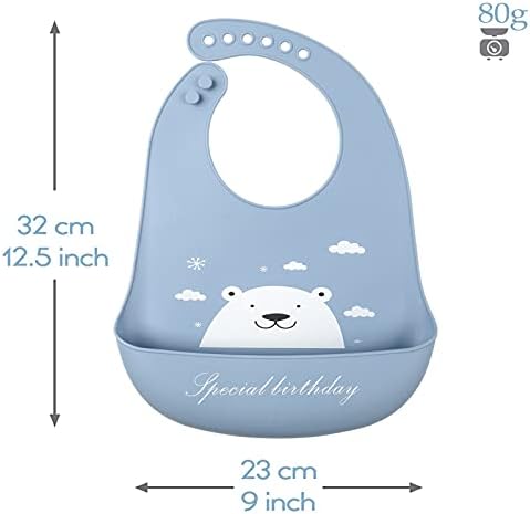Baby Silicone Feeding Bibs - Image 7