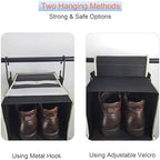 Large-Sized Hanging Shoe Organizer 8-Shelf, Hanging Closet Organizer - Image 4