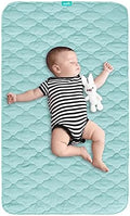 Waterproof Crib Mattress Protector, Non-Slip Quilted Pad by Bilobanbabybedding