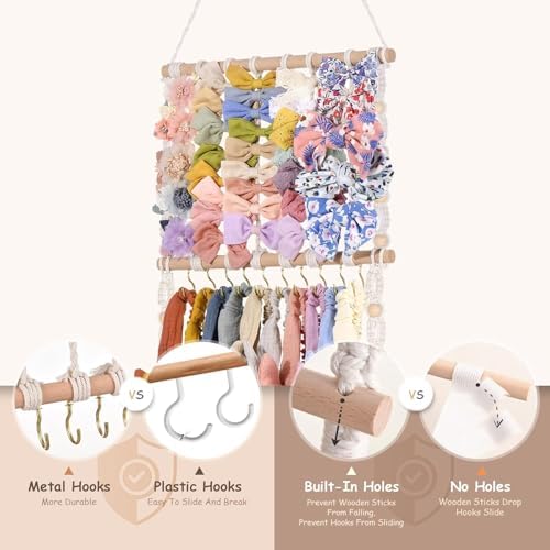 Headband Holder Bows Organizer For Girls Baby Hair Accessories Organizer - Image 5