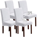 Genina Waterproof Dining Chair Covers Set of 4 Parsons Chair Slipcovers by Genina