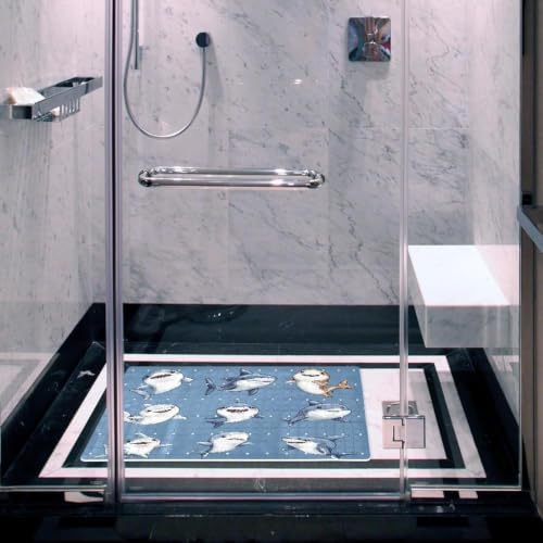 Bath Tub Shower Mat, Washable Bathtub Floor Mats, Suction Cups and Drain Holes - Image 6