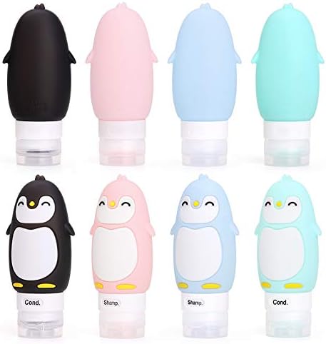 AUTENS Leakproof Silicone Travel Bottles Accessories Set, 3oz 4 Pack Refillable - Image 3