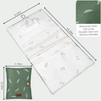 Baby Diaper Bag Organizer, Compact & Foldable Small Diaper and Wipes Pouch - Image 6