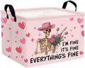 Valentine's Day Basket Gift for Empty Cute Heart Large Storage Bin for Kid and by ASKETAM