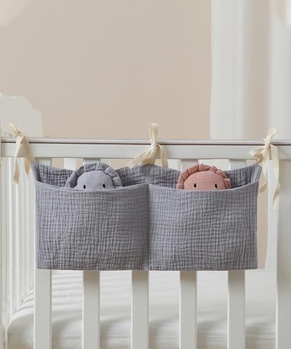 Baby Bedside Hanging Bags Storage Organizer Milk Bottle Toy Crib Baby Nappy-Bag - Image 2