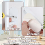 Yagoo 2 Pcs Adhesive Curtain Holdbacks, Screw-in Curtain Tiebacks - Image 3