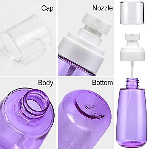 Cosywell Fine Mist Spray Bottle 3.4oz/ 100ml Empty Cosmetic Refillable Travel - Image 3