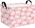 Valentine's Day Basket Gift for Empty Cute Heart Large Storage Bin for Kid and by ASKETAM